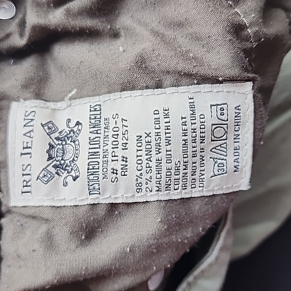 Iris‎ jeans green size 9 - Picture 9 of 9